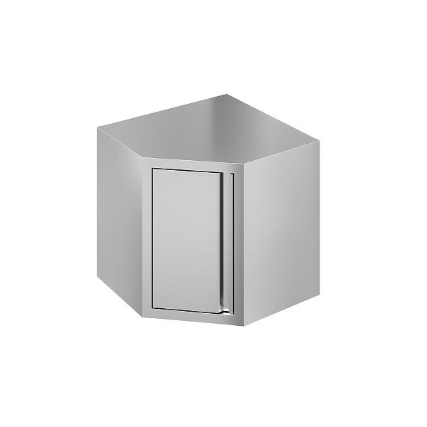 Vaiotec TOPLINE élément mural d'angle 700 / porte battante, coins arrondis, 70x70x66 cm, 10786