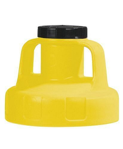 Couvercle fonctionnel DENIOS pour réservoir de liquide, pour pompe, jaune, 137-438