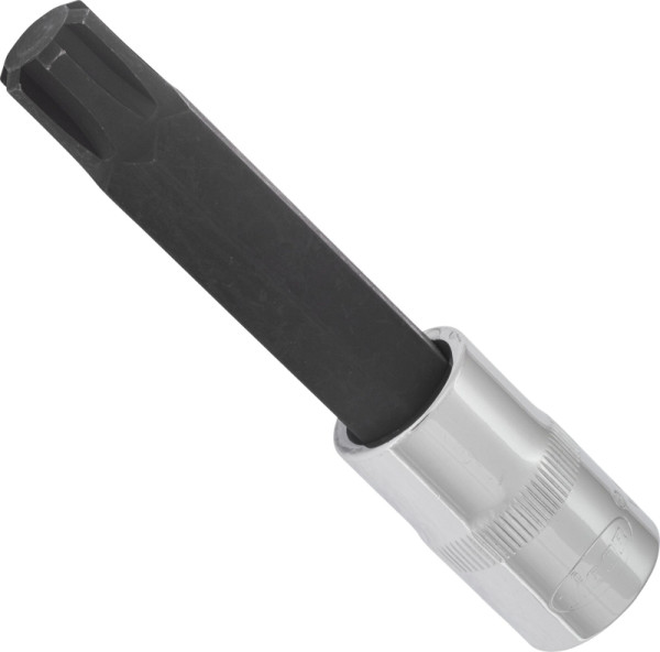Embout de tournevis VIGOR RIBE, carré creux 12,5 mm (1/2 pouce), profil à coin interne Ribe-CV, M14, longueur : 100 mm, V2219