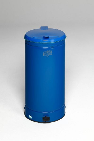 VAR poubelle grand volume (GVA), 66 l, avec pédale, bleu gentiane (RAL 5010), 2110