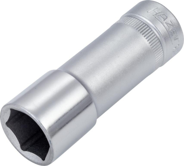 Douille Hazet, hexagonale, carré creux 10 mm (3/8"), 15 mm, long type moleté, 880LG-15