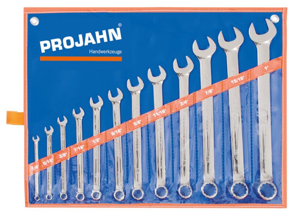 Jeu de clés mixtes Projahn pouces 12 pièces, 2580