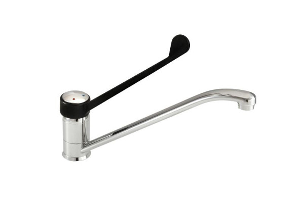 Saro mitigeur monotrou levier pivotant noir CHIARA, 457-1110