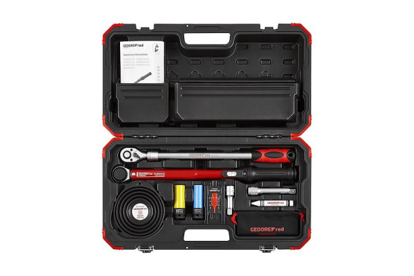 Kit de montage de roue rouge GEDORE, 11 pièces, 3300400