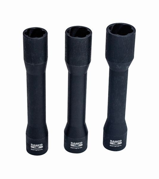 Insert de clé à douille spécial Bahco 1/2" pour desserrer les écrous ou les têtes de vis défectueux, 19 mm, longueur 150 mm, BWTSP319L