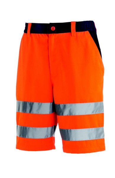 teXXor short haute visibilité ERIE, taille : 44, couleur : orange vif/marine, lot de 10, 4345-44