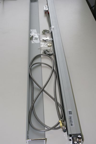 ELMAG bâton de mesure en verre modèle KA 600/1100 pour affichage numérique de position SINOIP53 course 1100mm, longueur d'installation 1270mm, 88841