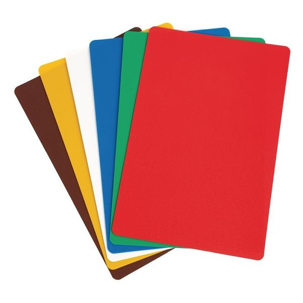 Tapis de découpe Hygiplas rectangulaires, codés par couleur 45cm, UE : 6 pièces, CP520