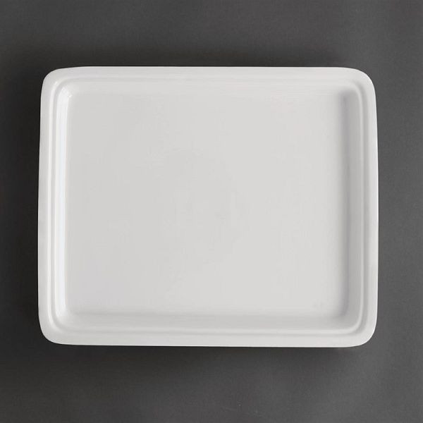 OLYMPIA Bol à vaisselle blanche GN1 / 2 3cm de profondeur, CD716