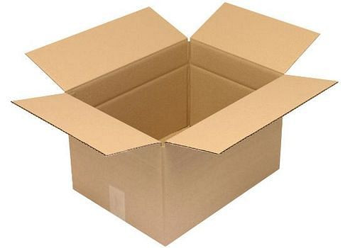 Boîte pliante en carton ondulé TransPak 1 paroi, dimensions intérieures 400 x 300 x 250 mm, qualité 1,30C, paquet de 25, 299275