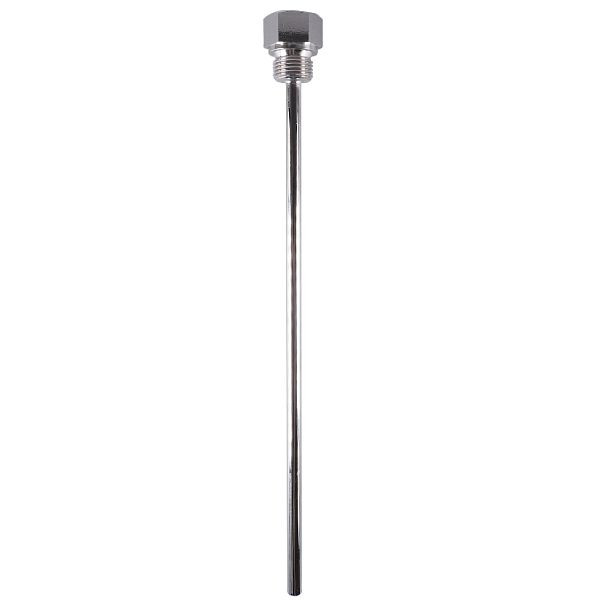 Douille de protection JUMO à visser, longueur de montage 300 mm, laiton, diamètre intérieur : 6,5 mm, 60694013