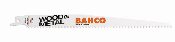 Lame de scie sabre Bahco, Sandflex®, bimétal, 150 mm, 4/6 ZpZ, SC, pack de 2, 3940-150-4/6-SC-2P