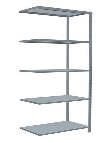 Rayonnage à étagères Schulte, panneau supplémentaire, 5 niveaux de rangement, traverse, charge du compartiment 250 kg, 1006 x 636 x 2000 mm, 278750