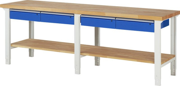 Etabli RAU série 7000 - modèle 7002-7, L2500 x P700 x H790-1140 mm, 03-7002A7-257B4H.11
