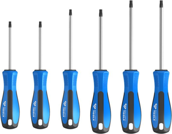 Jeu de tournevis Brilliant Tools, 6 pièces, TORX, BT031010