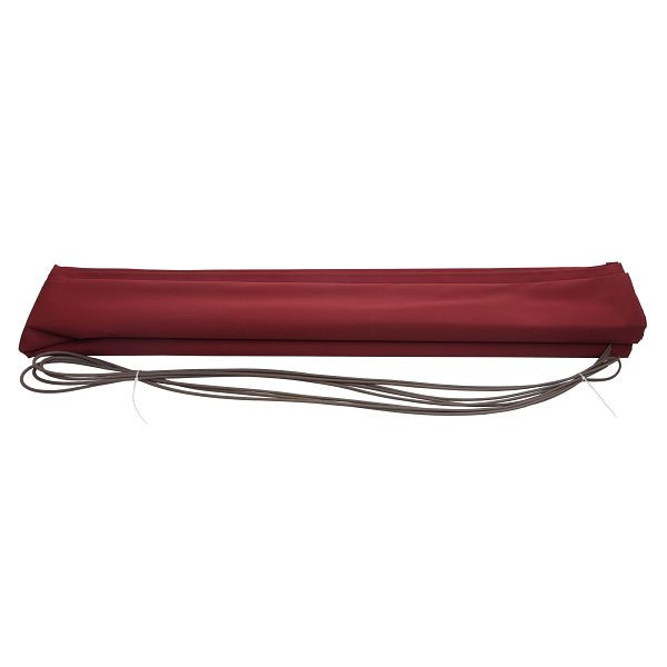 Housse de remplacement Mendler pour auvent HWC-H27, housse de remplacement de cassette complète protection solaire 6x3m, acrylique rouge bordeaux, 76565