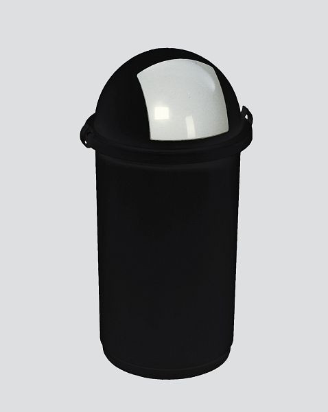 Poubelle en plastique VAR, gris, 3560