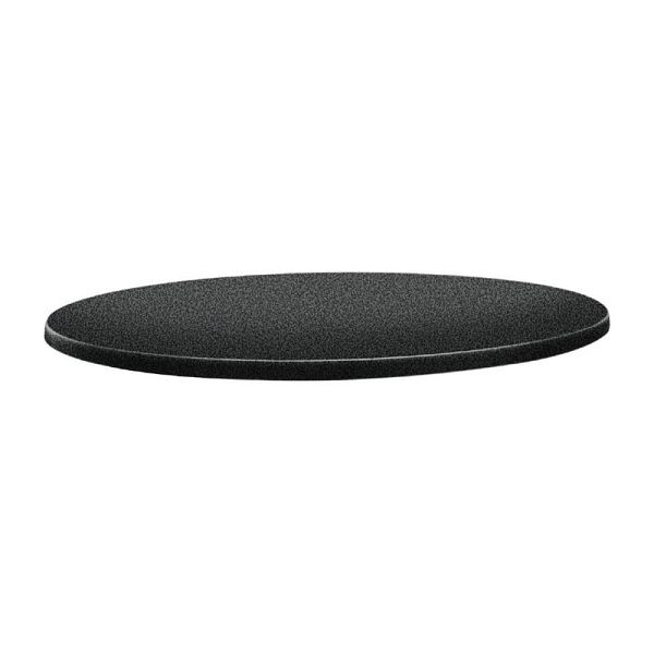 Topalit Classic Line plateau de table rond anthracite 70cm, DR896