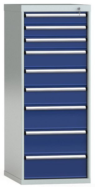 Armoire à tiroirs KLW 1450 x 572 x 750 mm H x L x P, dimensions d'installation : 1350 mm, division : 27x36 unités, SEB1450-09EP-001