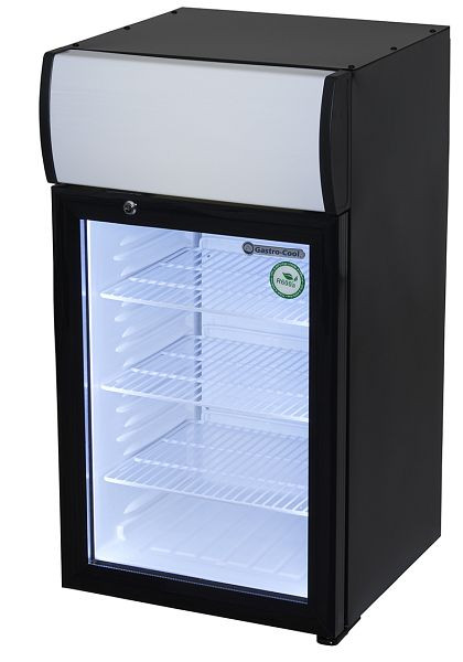 Réfrigérateur promotionnel Gastro-Cool - petit - noir/blanc - LED - GCDC50, 102201