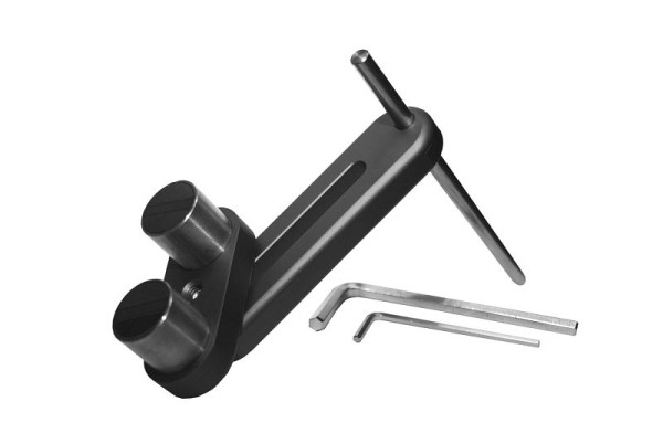 Butée de pièce universelle MACK avec aimant hauteur 100 mm, adaptée à tous les étaux, 09-WAM