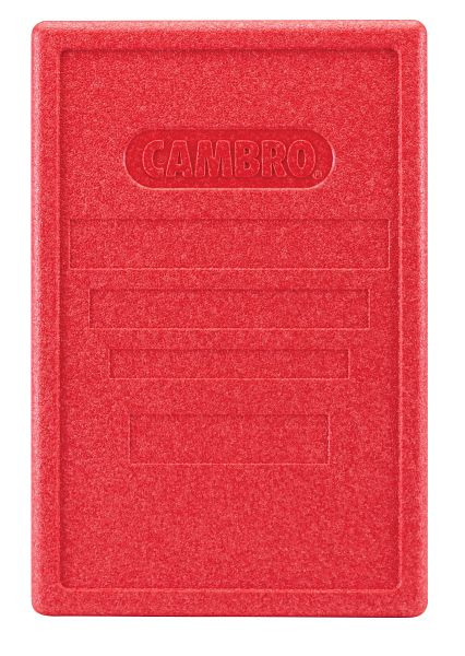Cambro Cam GoBox Couvercle de peinture à chargement par le haut, rouge Cambro (chacun), EPP3253LID365