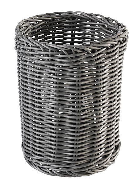 APS panier à couverts -ECONOMIC-, Ø 12 cm, hauteur : 15 cm, polypropylène, anthracite, 40013