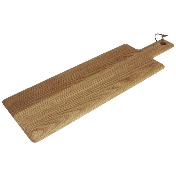 Plateau de service OLYMPIA en bois de chêne avec poignée 11,5 x 40 cm, GM309