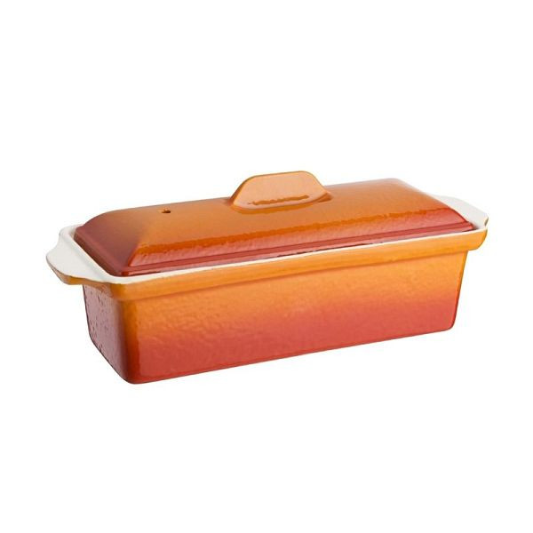 Moule à terrine Vogue fonte orange 1.3L, W455