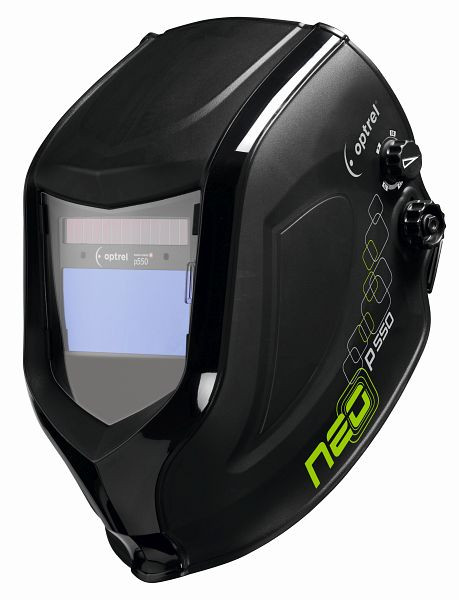 Optrel masque de soudage neo p550 DIN 9-13, champ de vision 50 x 100 mm, noir non peint, 1007000