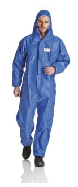 Combinaison ProSafe 1 FR, cagoule, ignifuge, bleu, taille 2XL, UE : 50 pièces, PS1FR-2XL
