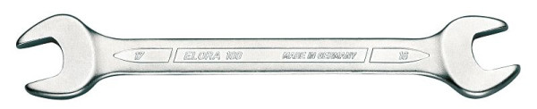Clé à fourche double ELORA DIN 3110, 100A, impériale, taille: 1,13 / 16x2 ", 0100147491000