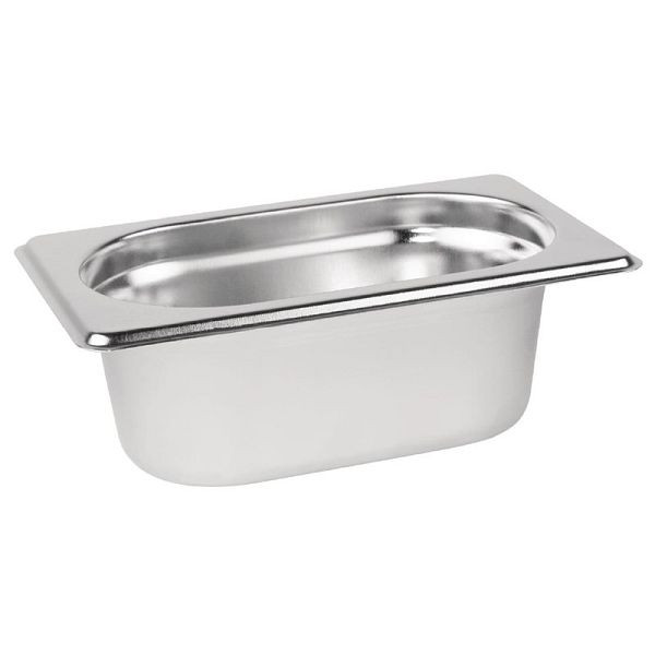 Conteneur Vogue GN en acier inoxydable 6.5cm GN1/9, K824