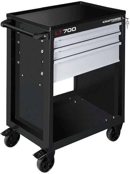 Chariot d'atelier de service Kraftwerk LT LINE LT700, 3 tiroirs, vide, 101.103.200