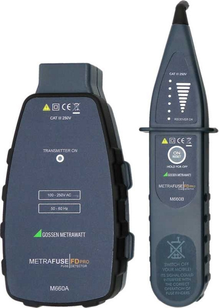 Gossen Metrawatt METRAFUSE FD PRO - Détecteur de fusible, M660C