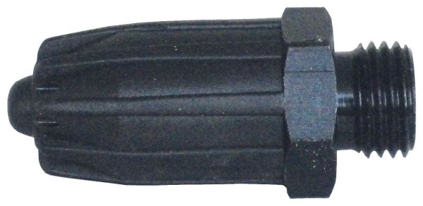 ELMAG buse de sécurité et d'insonorisation 'blowstar' en plastique, AG M12x1,25 pour soufflettes, 76 dB (A) à 6 bar, 32535