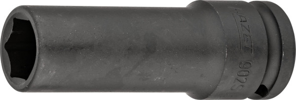 Hazet Impact Machine Tournevis Douille, Hexagonale, Carré Creux 12,5 mm, 17 mm, Assemblage de Roue, Insert en Plastique, 902SLG-17