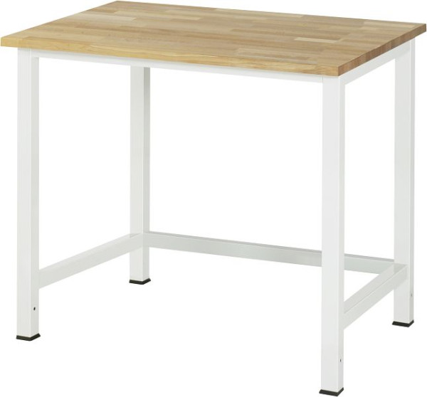 Table de travail RAU série 900, plateau en hêtre massif, 1000x825x800 mm, 03-900-1-B25-10.12