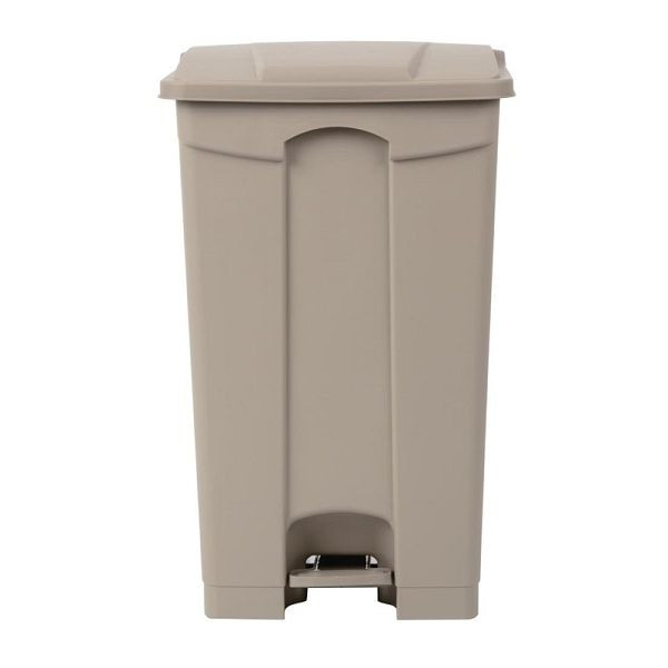 Poubelle de cuisine à pédale Jantex beige 87L, GH639