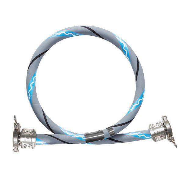 Jeu de tuyaux DENIOS pour pompes à fût en acier inoxydable alimentaire, tuyau DN19, ATEX, 243-259