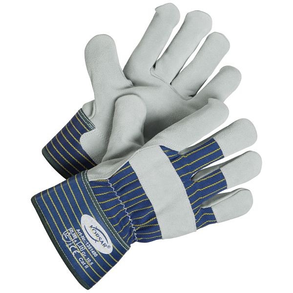 Korsar Mustang II gris-bleu en taille 10, unité: 12 paires, 1351490010