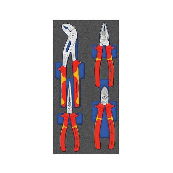 Module d'outils MATADOR : Pince VDE (droite), 1/3 : 390 x 193 mm, 8164 1502