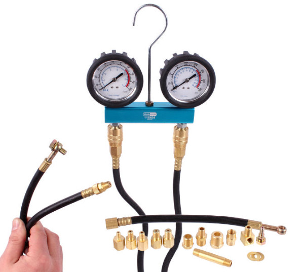 Testeur Stahlmaxx pour mesurer la pression d'huile pour moteurs et boîtes de vitesses, XXL-115404