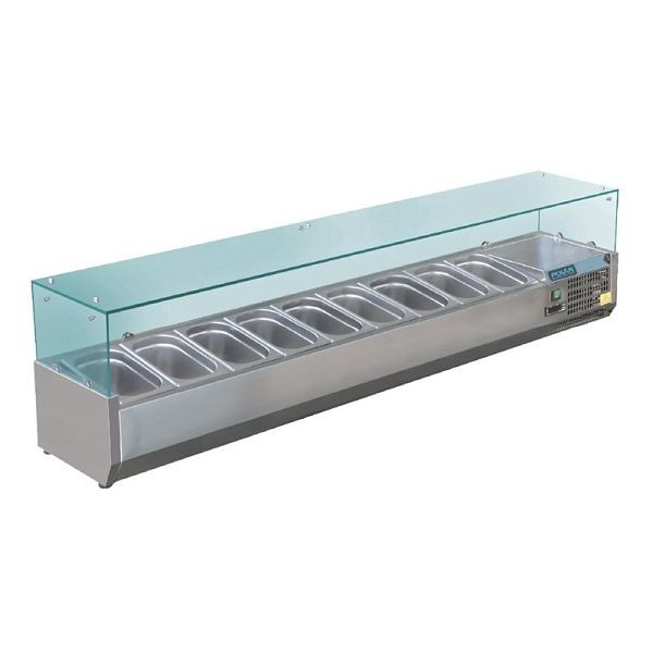 Vitrine réfrigérée Polar pour 9x GN1 / 3, GD878