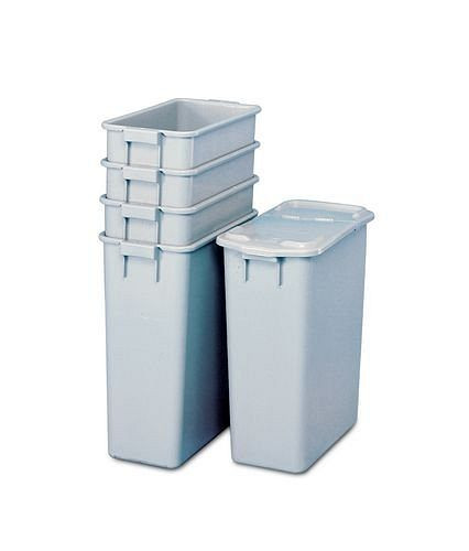 Poubelle de recyclage DENIOS en polypropylène, volume 60 litres, 115-987