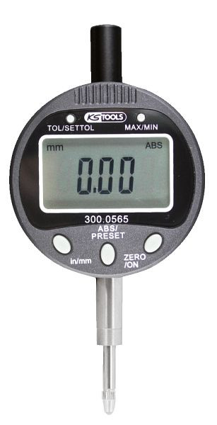 Indicateur à cadran de précision numérique KS Tools 0-10 mm, 300.0565