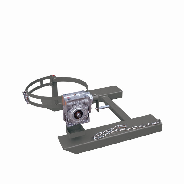 Benne basculante industrielle Eichinger, manivelle, 1 x baril gris anthracite, 22340100000096