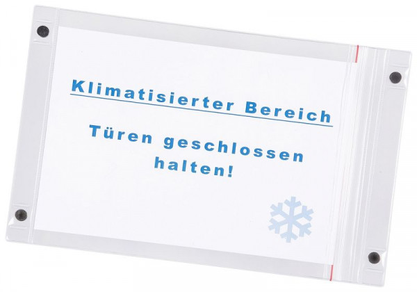Pochette magnétique transparente Eichner, taille : DIN A4 portrait, UE : 5 pièces, 9218-03701