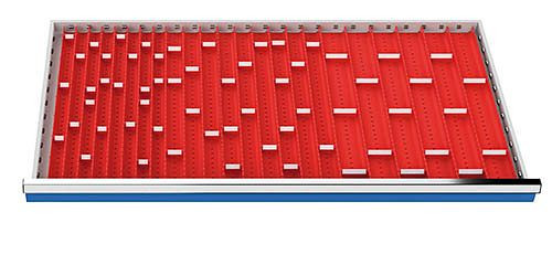 Inserts de tiroir Bedrunka+Hirth, pour hauteur de panneau 75 mm, 180BLH75