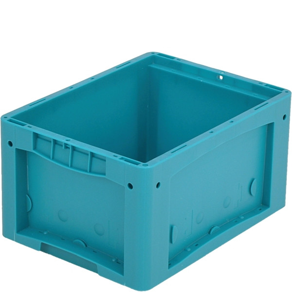BITO petit porte-charge KLT avec double plancher /KLT 43220D 400x300x220 turquoise, double plancher, C0573-0001